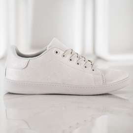 SHELOVET Gray Suede Sneakers grey 1