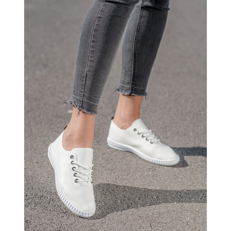 SHELOVET Light Sneakers With Eco Leather white 1