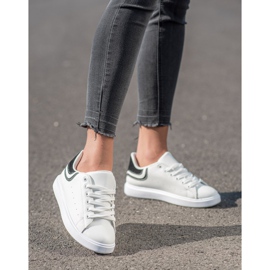 SHELOVET Comfortable White Sneakers 1