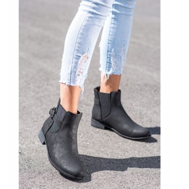Goodin Slip-on Booties With Buckle black 2