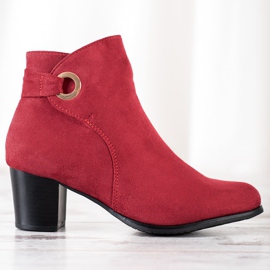 Goodin Comfortable Red Boots 2
