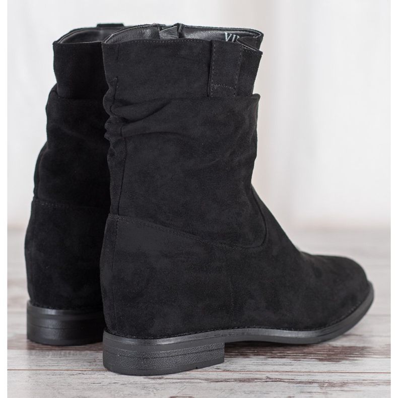 Cowboy boots on the VINCEZA wedge black 2