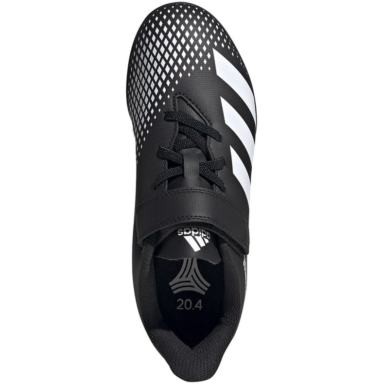 Adidas Predator 20.4 H&amp;L Tf Jr FW9225 football boots white black 1