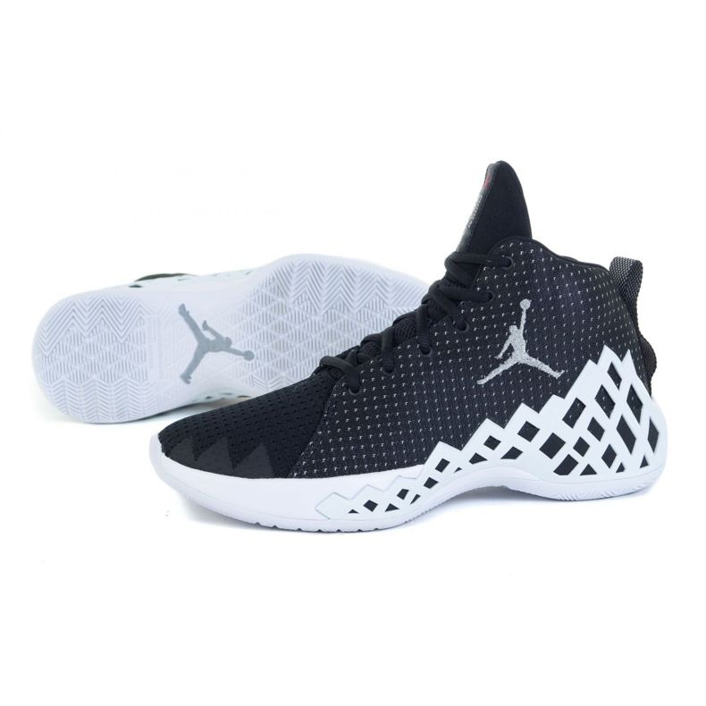 Basketball shoes Nike Jumpman Diamond Mid M CI1204-001 white, white, black black 1