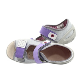 Befado children's shoes 065X144 purple silver grey 5