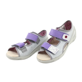 Befado children's shoes 065X144 purple silver grey 3