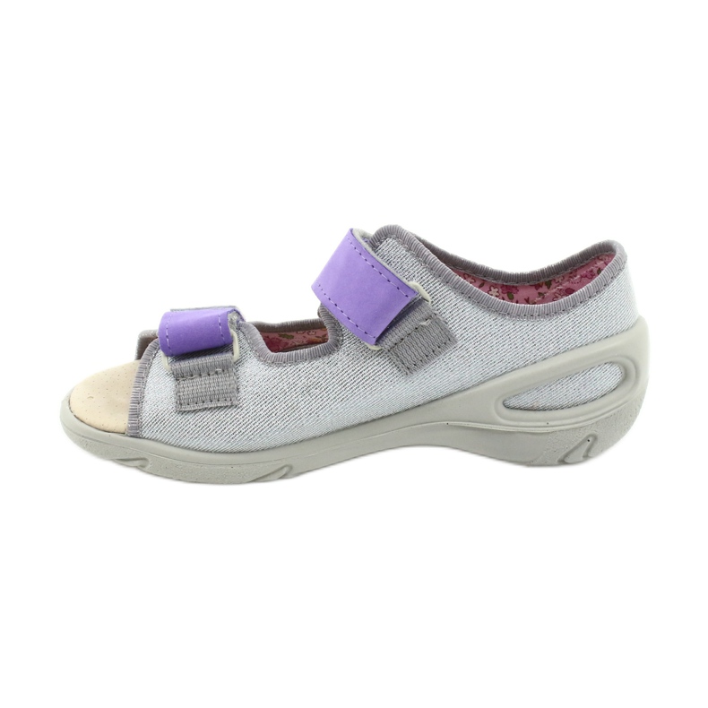 Befado children's shoes 065X144 purple silver grey 2