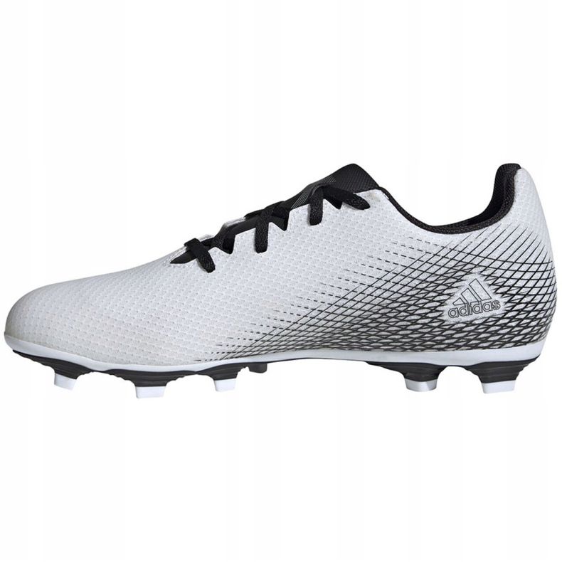 Adidas X GHOSTED.4 FxG M FW6783 football boots white, white, black white 2