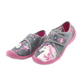Befado children's shoes 560X117 pink silver grey 2 Befado children's shoes 560X117 pink silver grey 2