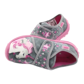 Befado children's shoes 560X117 pink silver grey 4