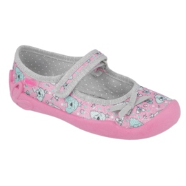 Befado children's shoes 114X413 pink silver grey 2