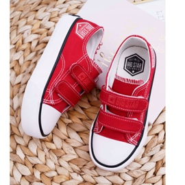 Children's Sneakers Big Star With Velcro Red FF374063 white 2