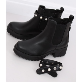 Black Chelsea boots with thick soles 8039-GA Black 4