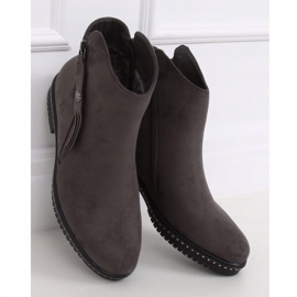 Gray suede boots 6332 Gray grey 1