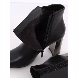 Black high-heeled boots 7673-GA Black 2