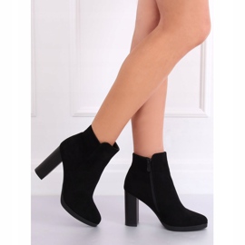 Black high-heeled boots BM-9091-1 Black 1