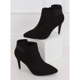 Black Boots on a high heel black 3148 Black 1