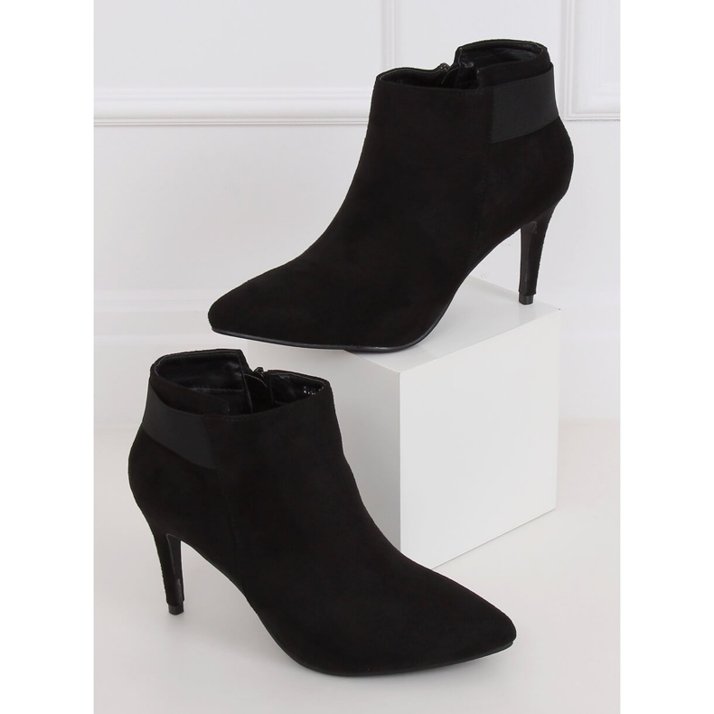 Black Boots on a high heel black 3148 Black 1