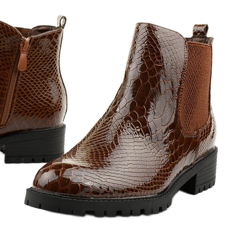 Brown women's boots from Togros 1