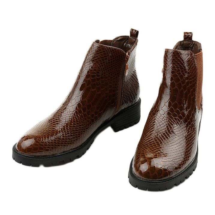 Brown women's boots from Togros 2