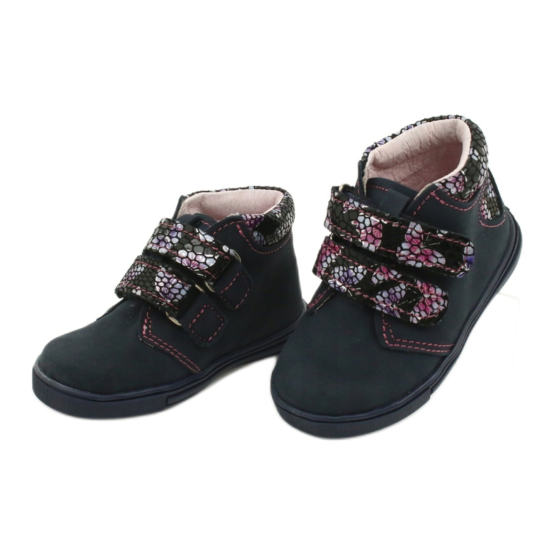 Velcro boots butterfly Mazurek 341 navy blue 2 Velcro boots butterfly Mazurek 341 navy blue 2
