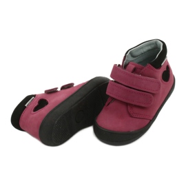 Velcro shoes heart Mazurek 1341 claret / black red 3 Velcro shoes heart Mazurek 1341 claret / black red 3