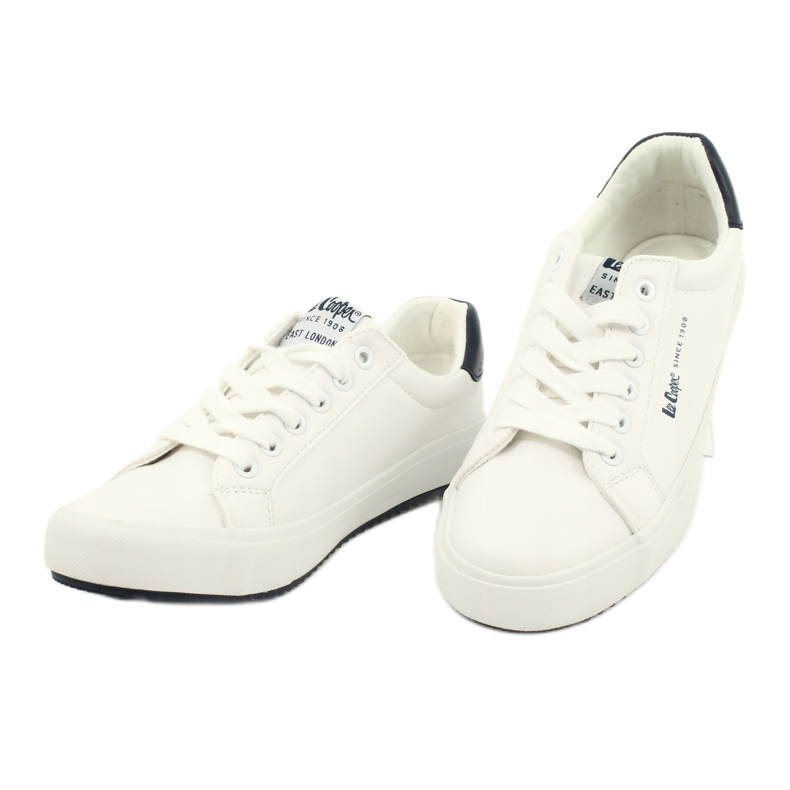 Lee Cooper W LCJL-20-31-072 shoes white navy blue 2 Lee Cooper W LCJL-20-31-072 shoes white navy blue 2