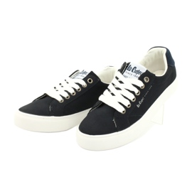 Eco-leather sneakers Lee Cooper LCJL-20-31-083 navy blue 2