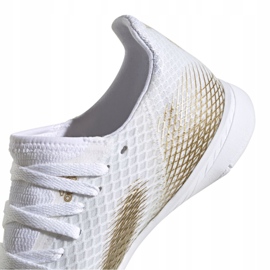 Adidas X Ghosted.3 In Jr EG8225 football boots gray / silver, white, gold white 1