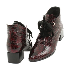 Gamis Lacquered snakeskin boots 4055 black 3