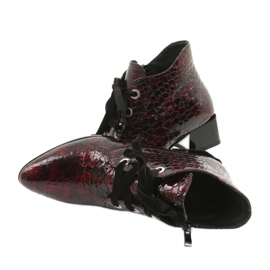 Gamis Lacquered snakeskin boots 4055 black 4