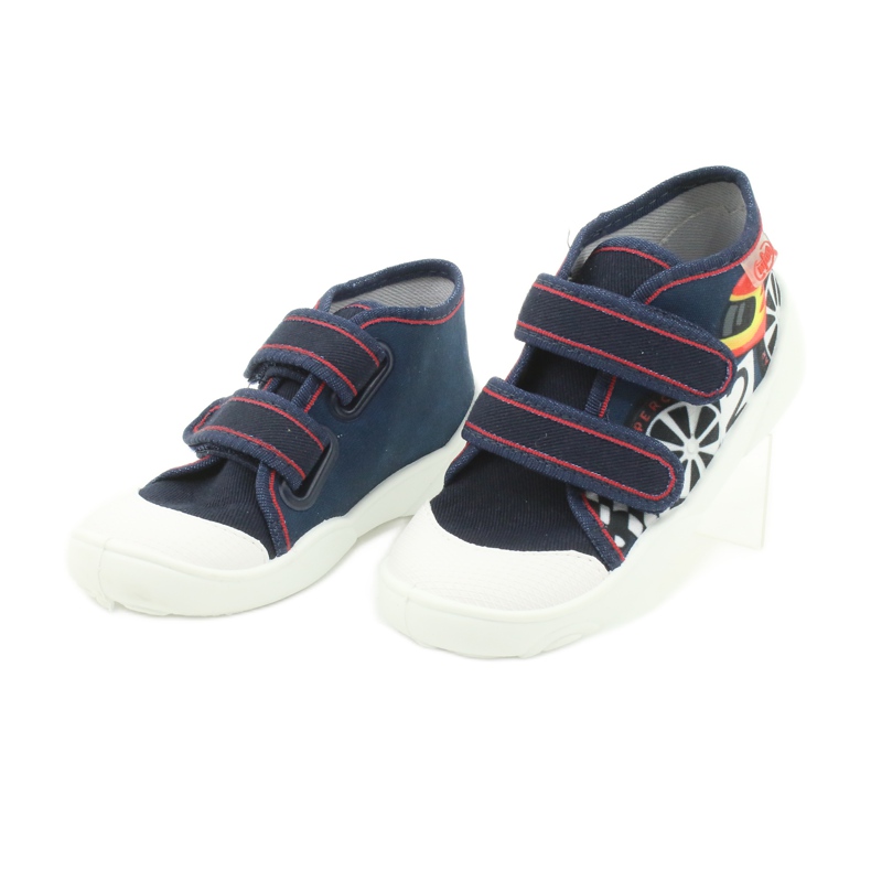 Befado orange children's shoes 212P061 white red navy blue 2