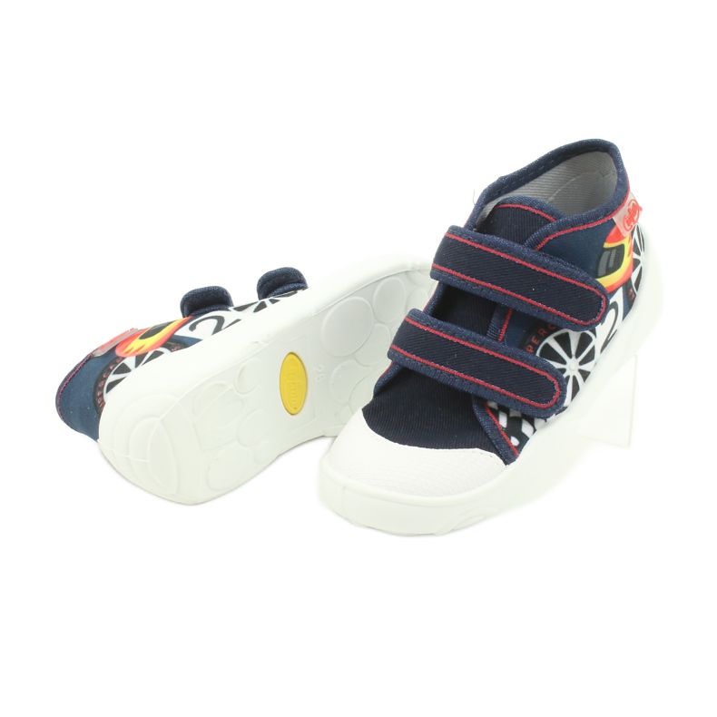 Befado orange children's shoes 212P061 white red navy blue 3