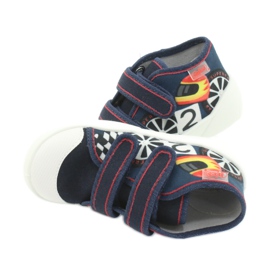 Befado orange children's shoes 212P061 white red navy blue 4