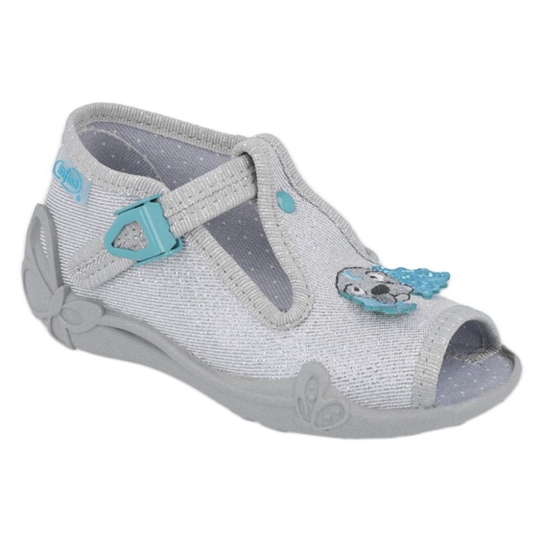 Befado children's shoes 213P121 blue silver 1 Befado children's shoes 213P121 blue silver 1