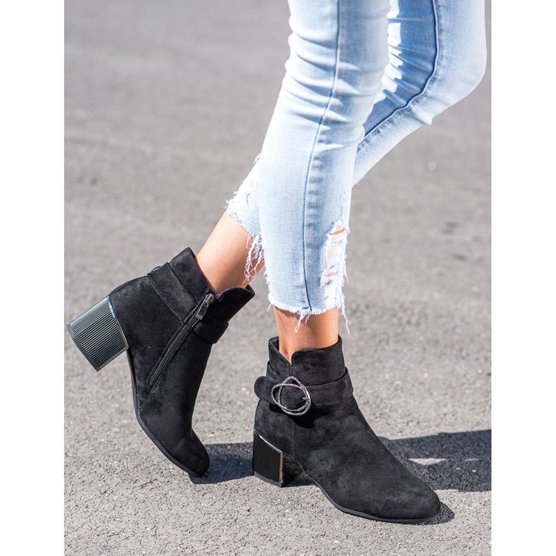 Goodin Boots With Decorative Buckle black 1