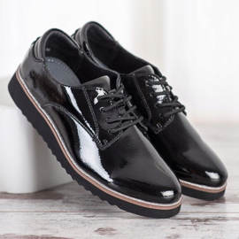 Leather shoes VINCEZA black 1