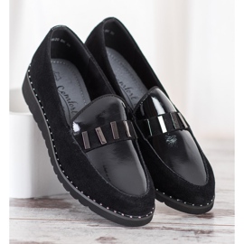 Filippo Fashionable leather shoes black 1