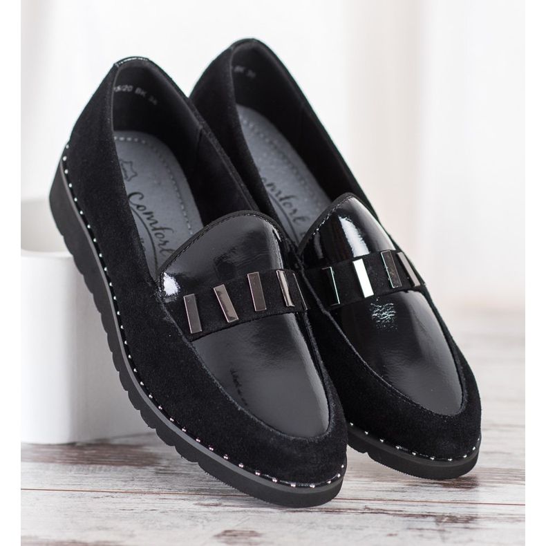 Filippo Fashionable leather shoes black 1