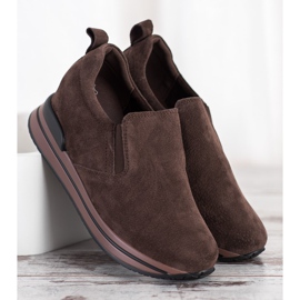 Filippo Leather Slip-On Shoes brown 1