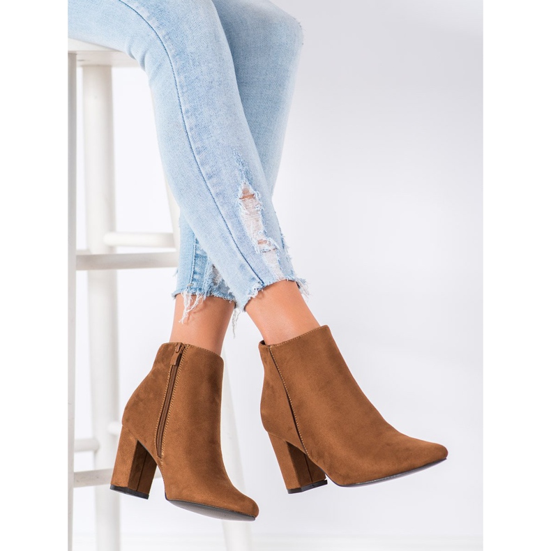 Goodin Elegant Boots In Spitz brown 1
