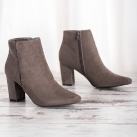 Goodin Elegant Boots In Spitz grey 1