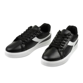 Stylish black women's sneakers LV99P-1 white 2 Stylish black women's sneakers LV99P-1 white 2