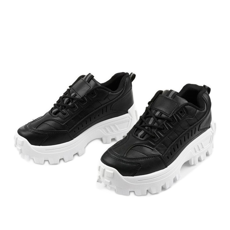 Black trendy Pereipheme sports shoes 2