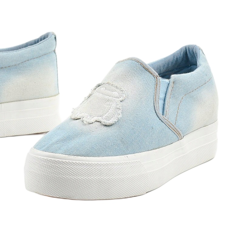 Cherilena wedge sneakers blue sneakers 1