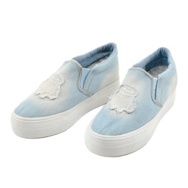 Cherilena wedge sneakers blue sneakers 2