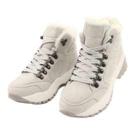 Sports comfortable boots Lee Cooper LCJL-20-31-151 beige grey 2
