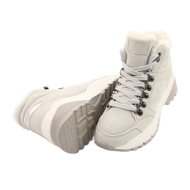Sports comfortable boots Lee Cooper LCJL-20-31-151 beige grey 3