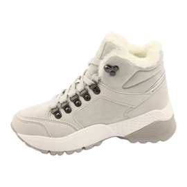 Sports comfortable boots Lee Cooper LCJL-20-31-151 beige grey 1
