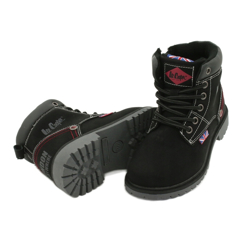 Children's trappers tied on a black lee cooper zipper 3 Children's trappers tied on a black lee cooper zipper 3